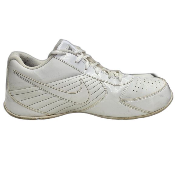 Nike Air Baseline Athletic Shoes Mens 12 White Metallic Sneakers 386240-111 main image 6